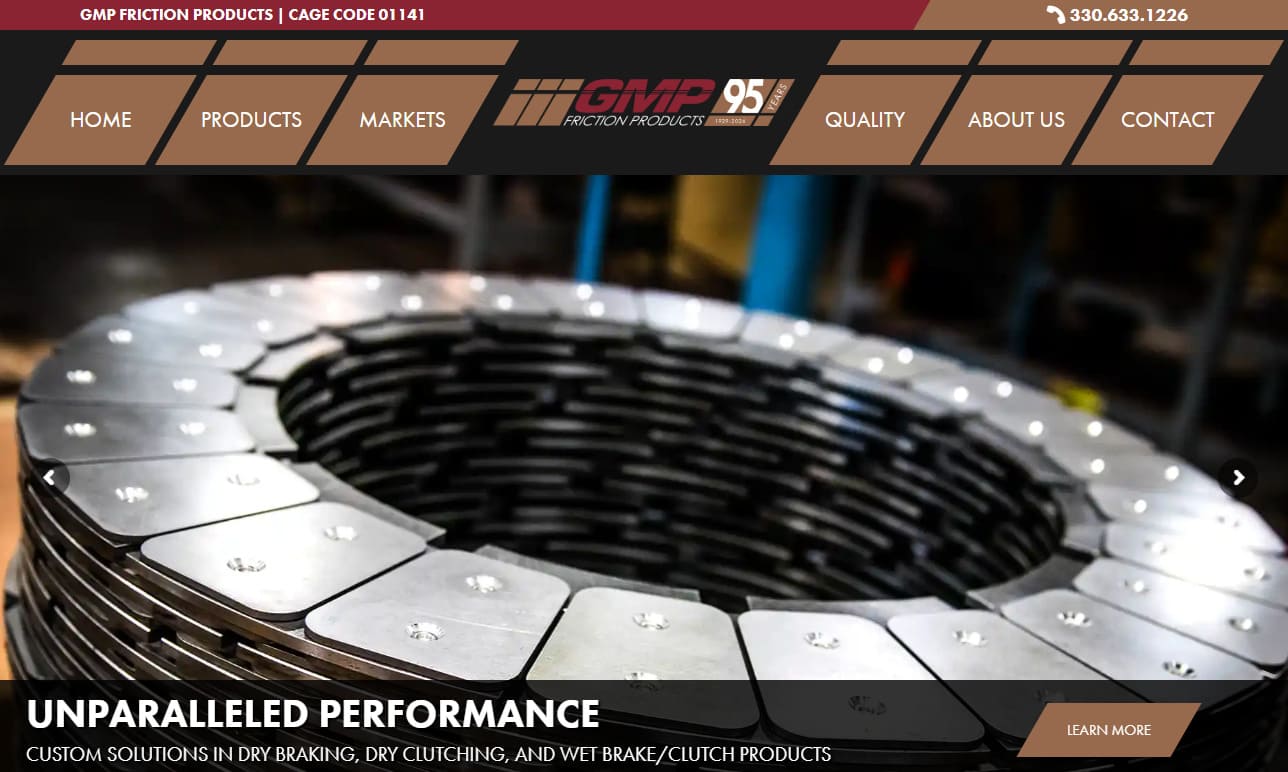 GMP Friction Products
